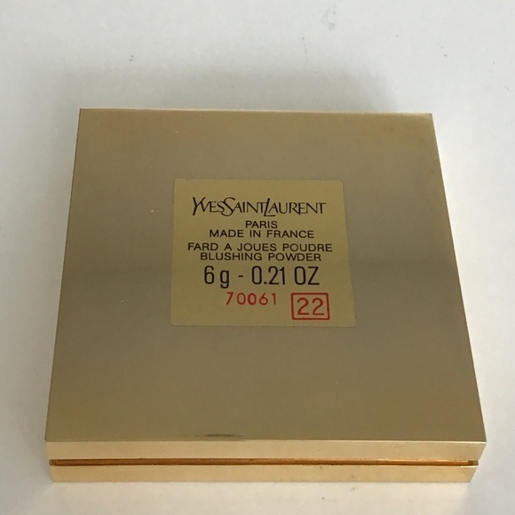 YSL Limited Edition powder blush (full size) with mini YSL brush - Picture 3 of 6